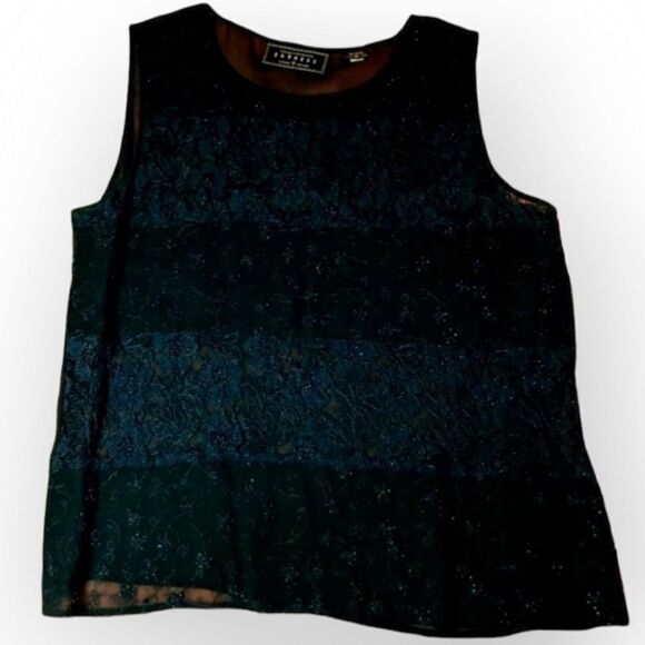 Express Vintage 90s Beaded Top size M - Picture 1 of 5